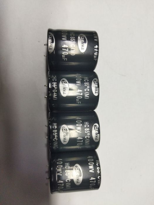 Конденсатори 400в 470мкф б/у