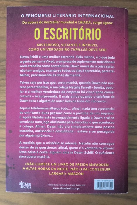 "O Escritório " Freida McFadden