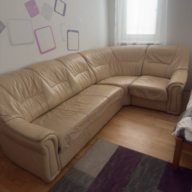 Oddam za darmo narożnik Kler, skóra naturalna - Ursus