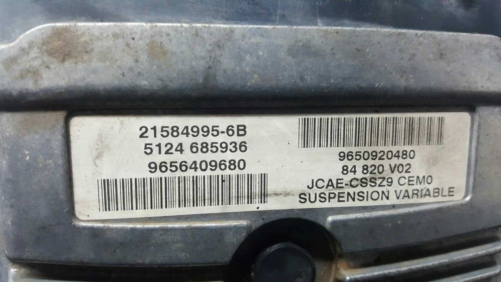 CENTRALINA DA SUSPENSÃO PEUGEOT 607 (S2) DIAMANTE PACK