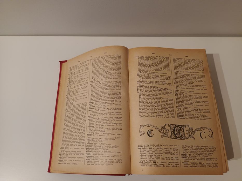 Dicionário antigo inglês-português