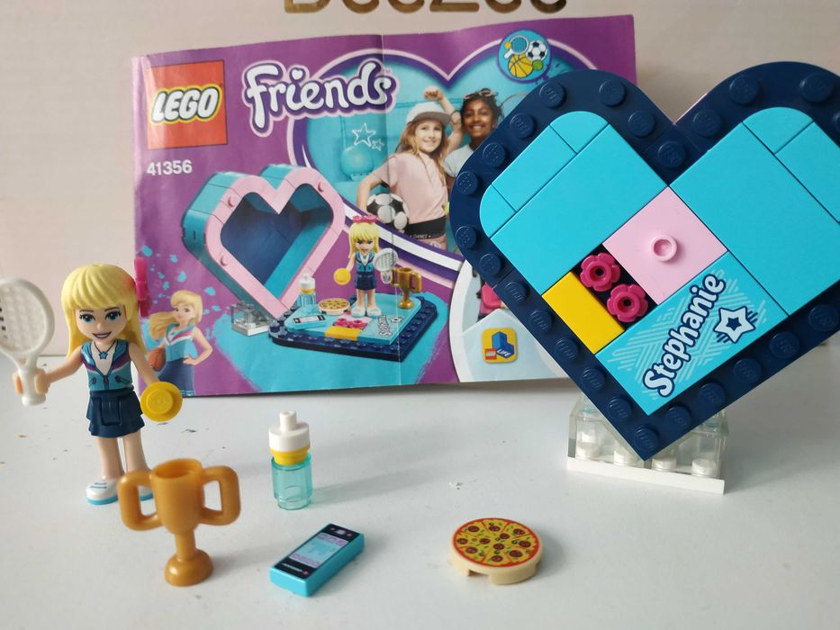 LEGO 41356 Friends Pudełko w kształcie serca Stephanie - kompletny