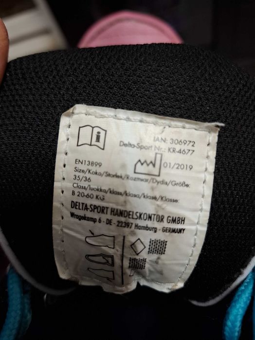 Wrotki rozmiar 35 - 36 używane