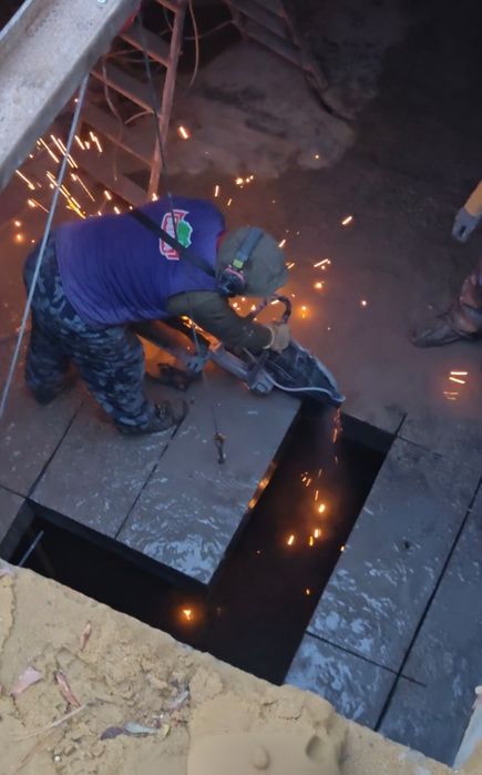 Алмазная резка бетона.