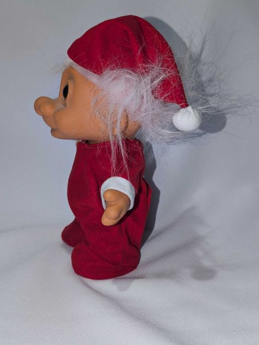 Russ Troll Świąteczny Mikołaj 20 cm Vintage Figurka Doll