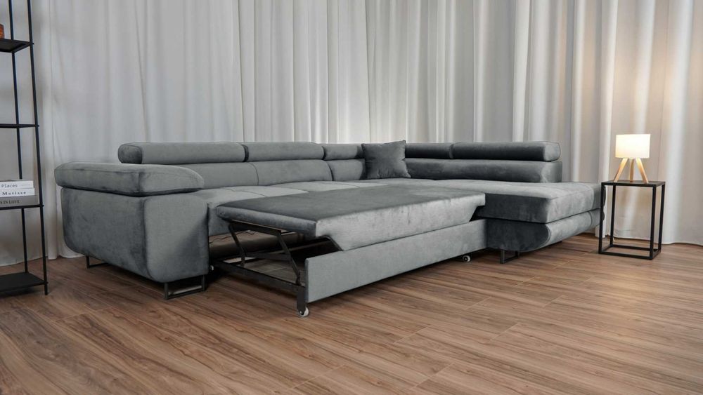 Narożnik Rio. Rogówka. Regulowane zagłówki. Sprężyny! Szybka dostawa!