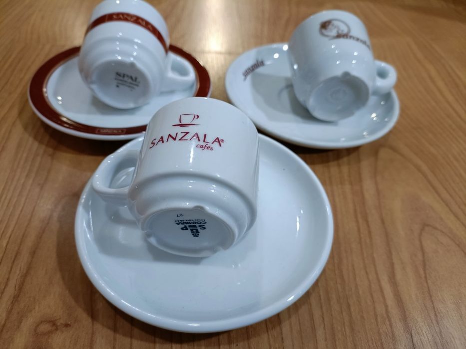 Pack 3 Chávenas de café Sanzala (várias porcelanas)