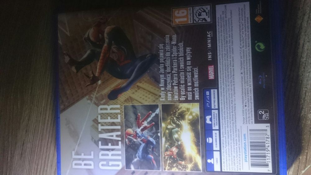 Gra Spiderman PS4 Playstation 4 polska wersja gta marvel Spider-man