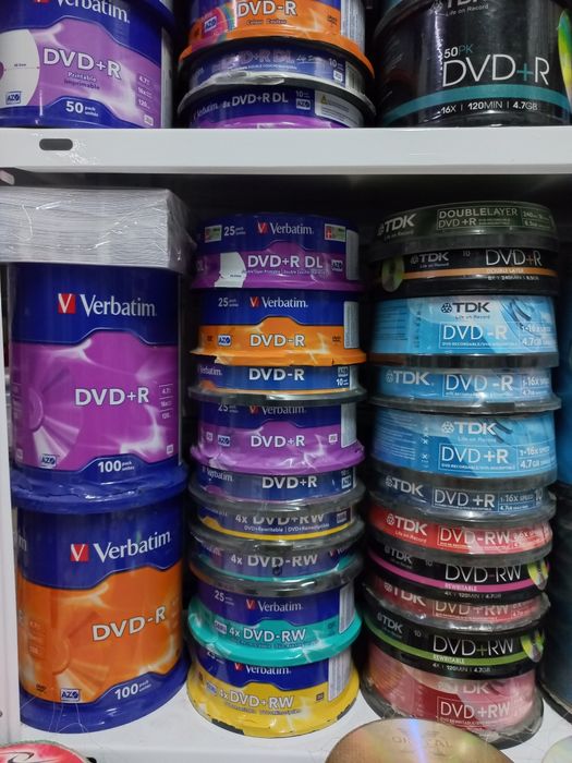 Диски Verbatim и TDK