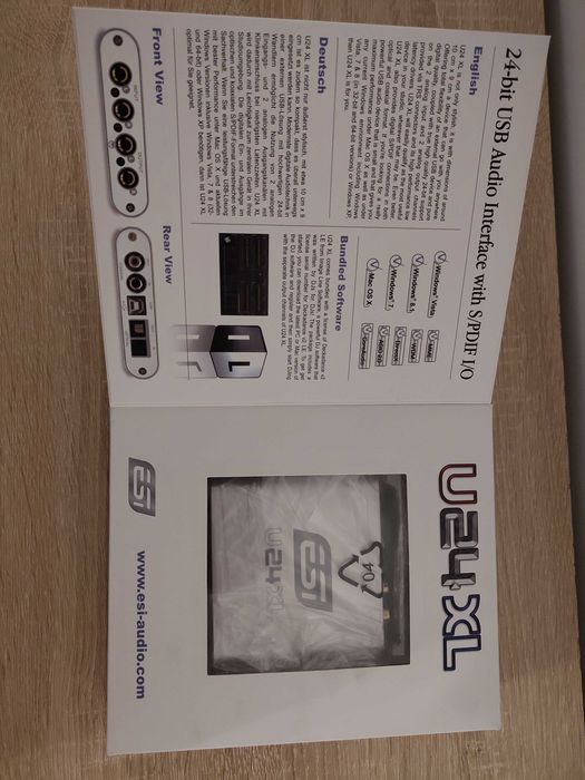 Interfejs audio ESI U24 XL