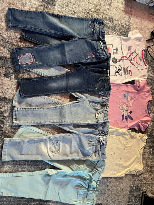 paczka 26szt. ubranek dla dziewczynki 98/104 PAKA GRATIS