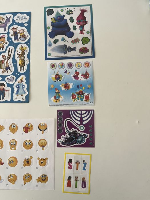 Stickers Spiderman e outros autocolantes