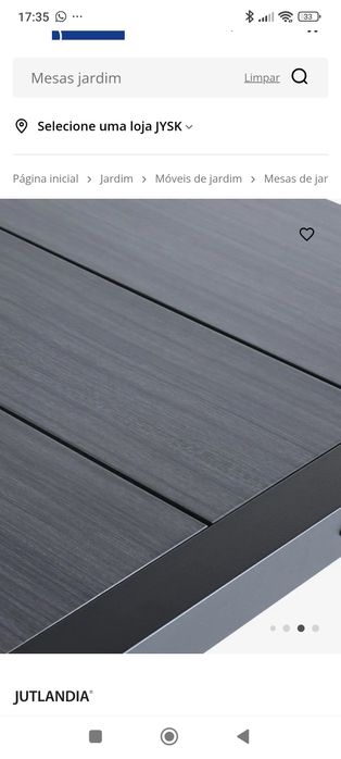 Mesa exterior Jysk