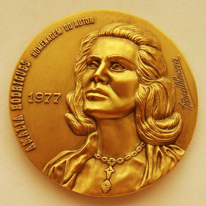 Medalha Bronze Amalia Rodrigues
