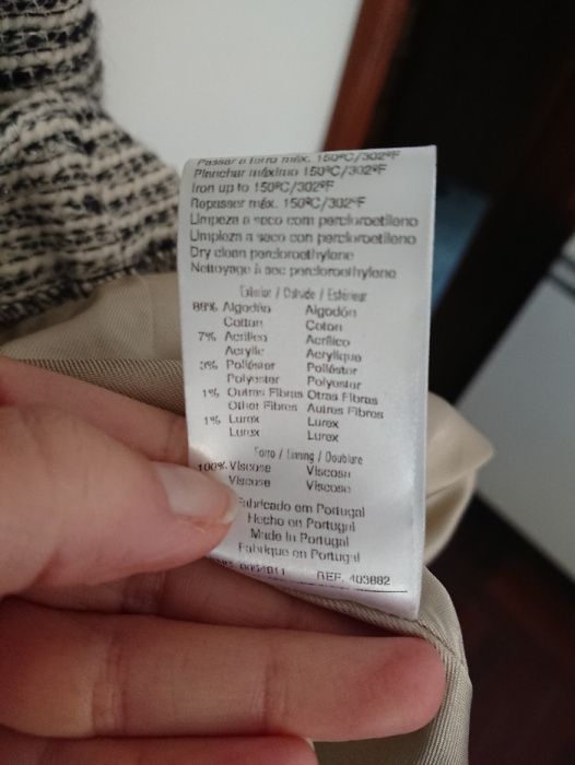 Vestido LANIDOR NOVO com etiqueta XS/S tam 34