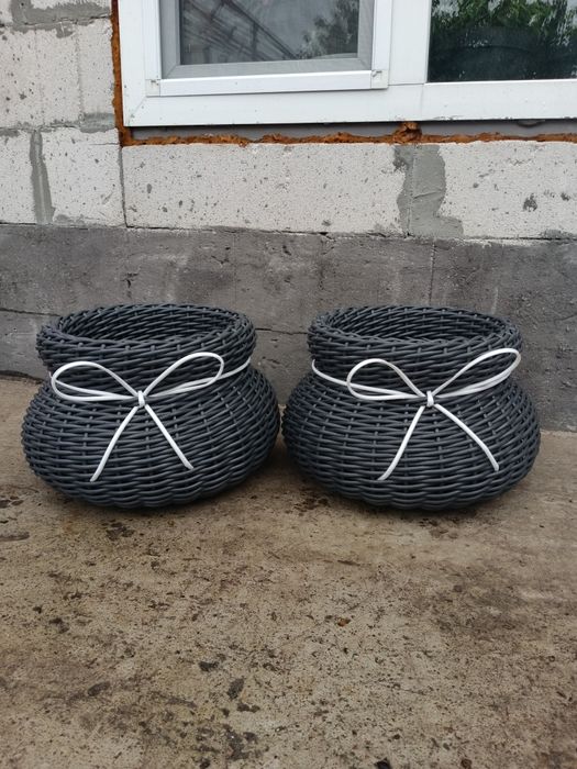 Кашпо зі штучного ротангу, кошик для парасольки