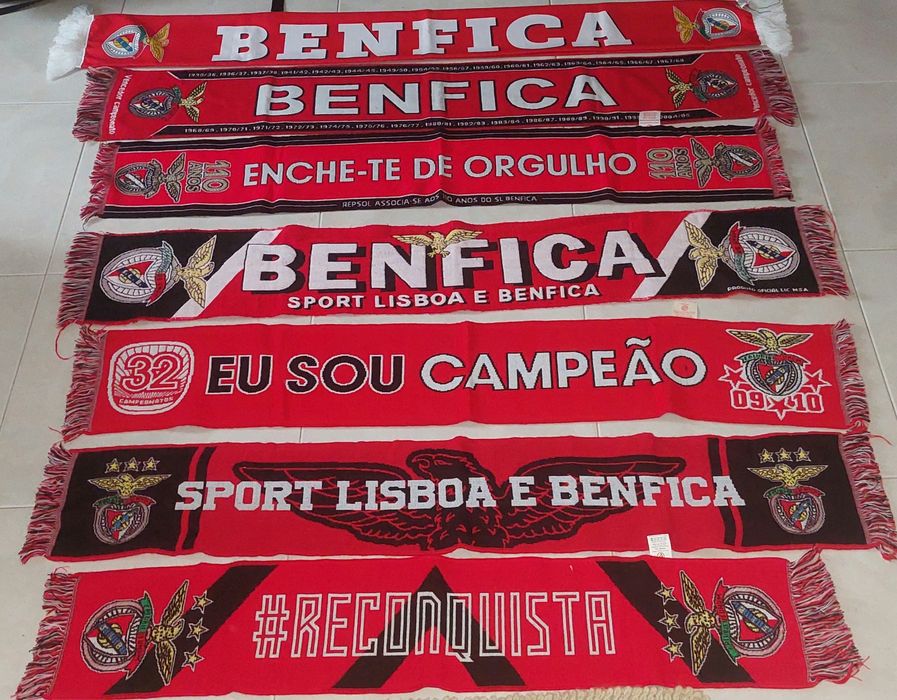 7 Bufandas, encharps do SLBenfica
