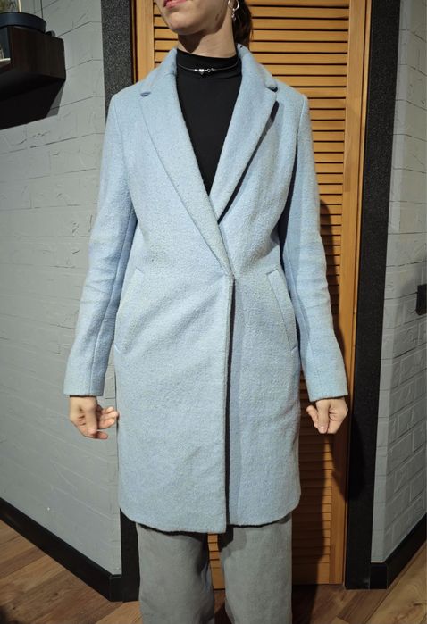 Пальто Reserved блакитне і синє