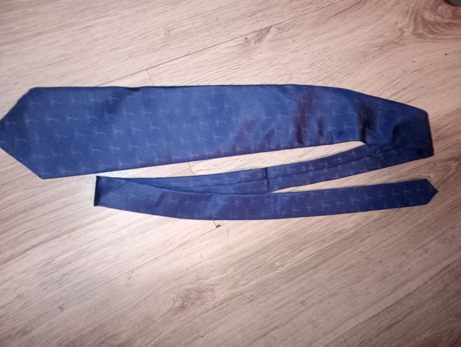 Krawat Avelox kolor niebieski