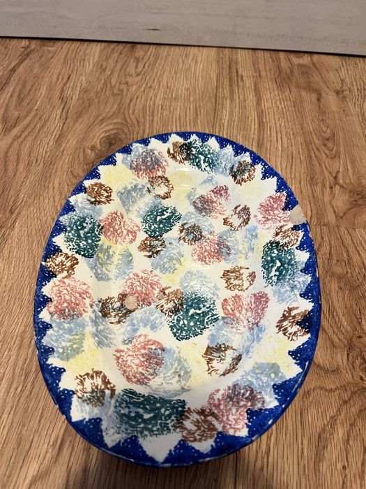 Travessa pintada à mão