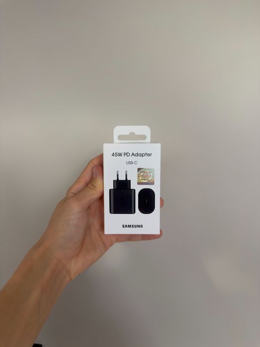 Oryginalna Ładowarka Sieciowa Samsung 45W Usb-C Czarna Nowa