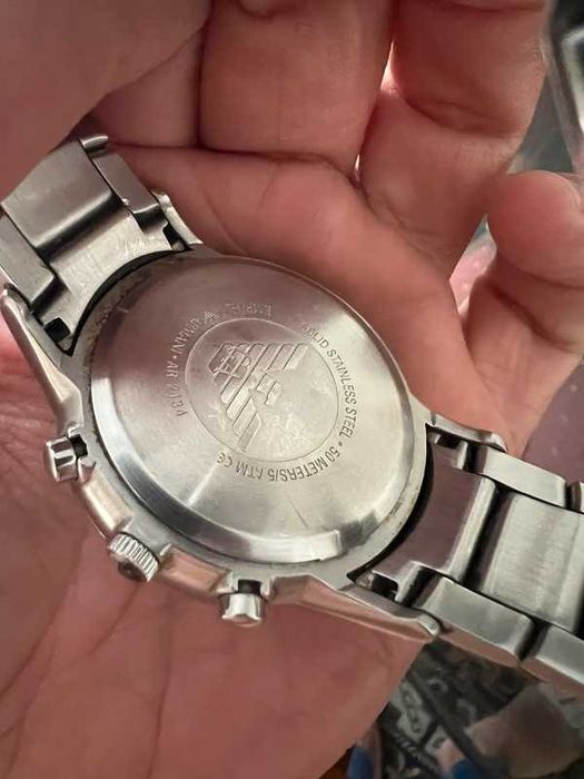 Relógio Emporio Armani prateado