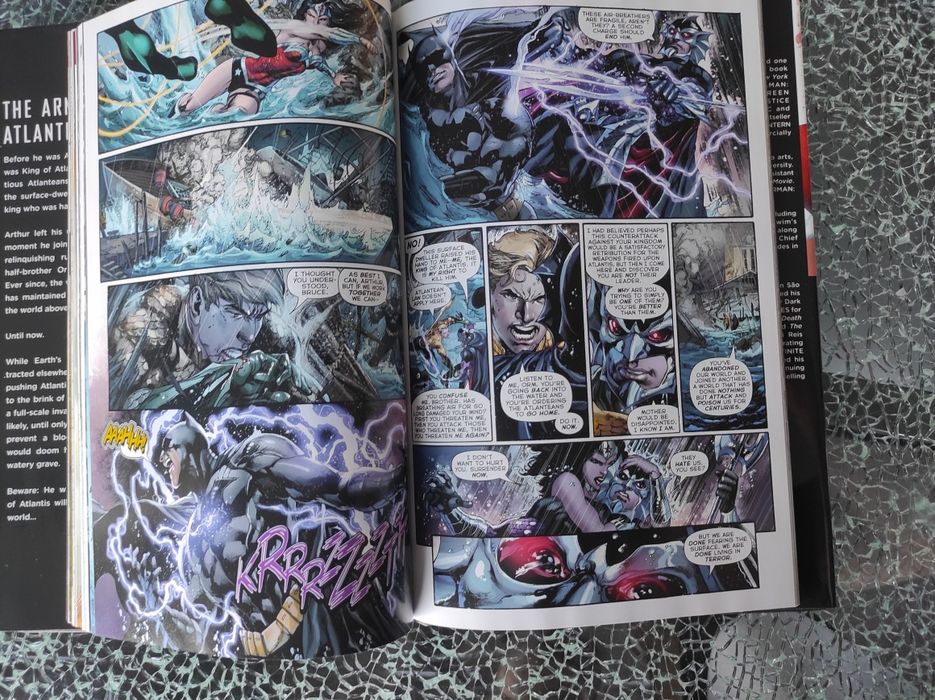 Justice League Vol. 3 Throne of Atlantis Geoff Johns & Ivan Reis Dc Comics Banda desenhada