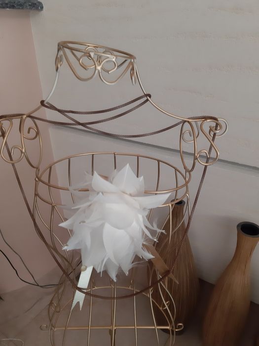 Manekin kolekcja tkmaxx italy druciak złoty boho home figurka ozdoba