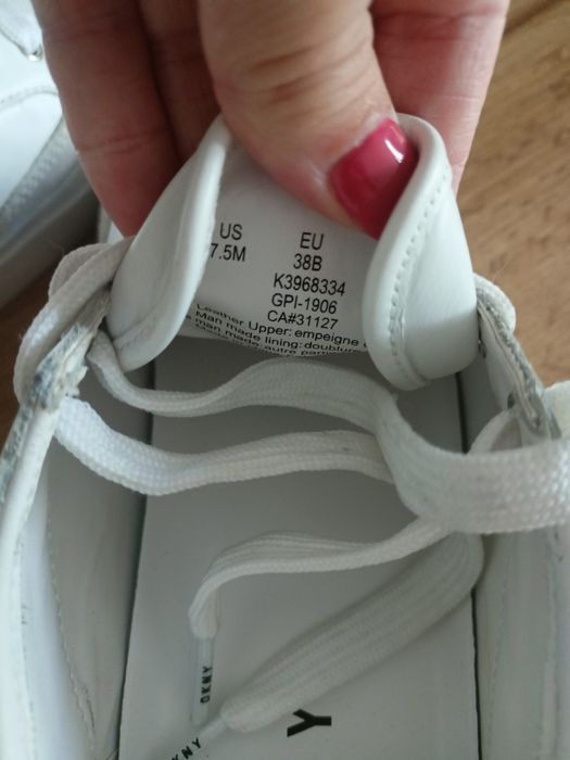 Buty dkny 38 białe sneakersy