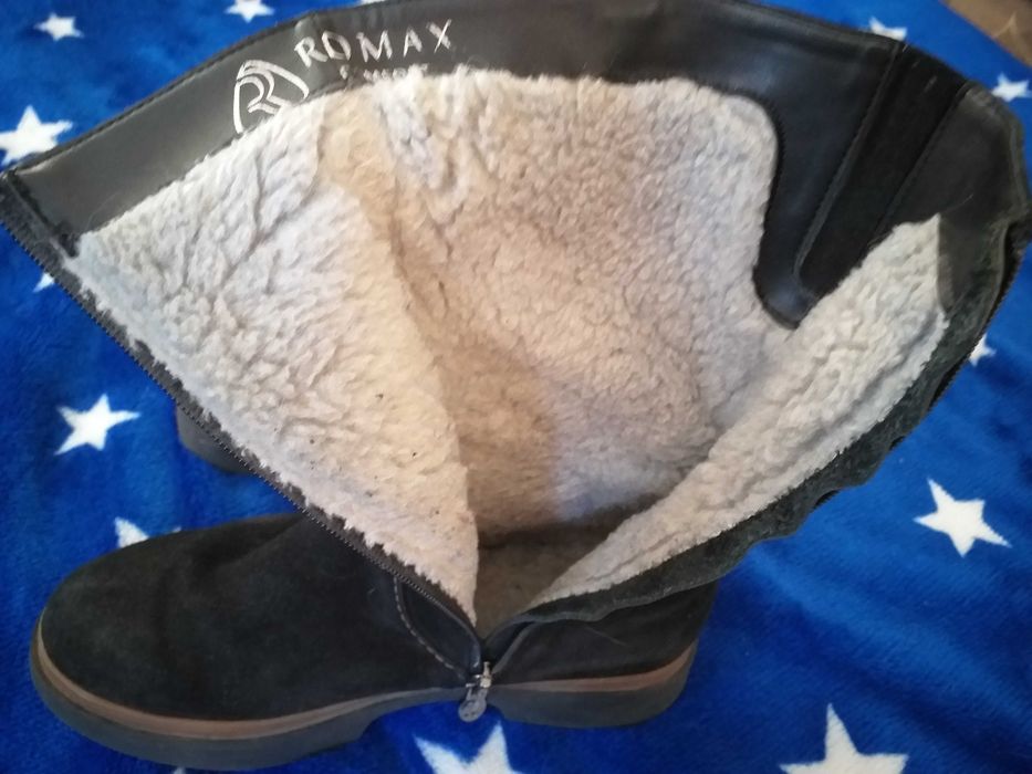Зимові чоботи натуральна замша