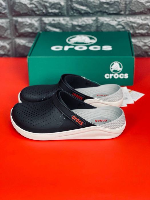 Силиконовые кроксы / шлепки с закрытыми пальцами / Мужские crocs шлепанцы удобные/ кроксы мужсие / шлепнцы крокс/ crocs