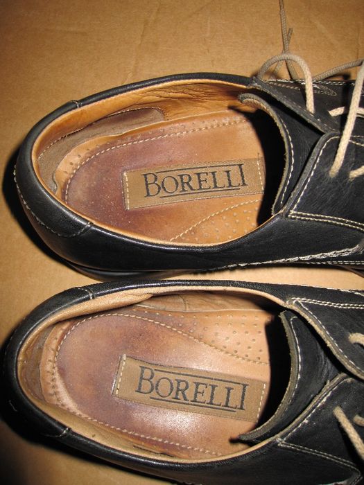 Buty Borelli z naturalnej skóry roz. 42 dł. wkł. 27 cm