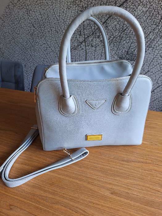 Torba Pierre Cardin,  szara