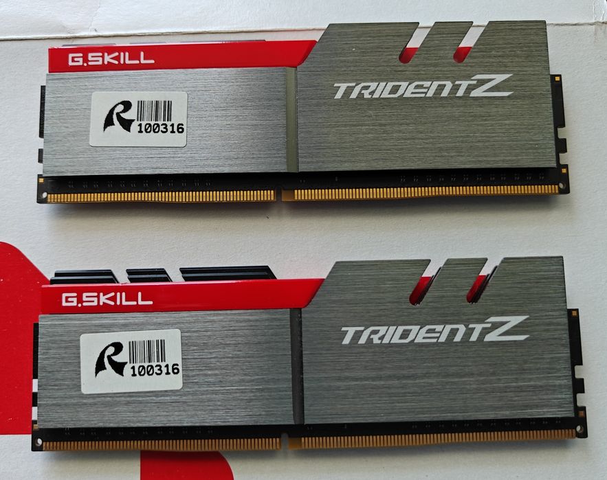 ddr4 2x8 gskill trident z - купить компьютеры и комплектующие