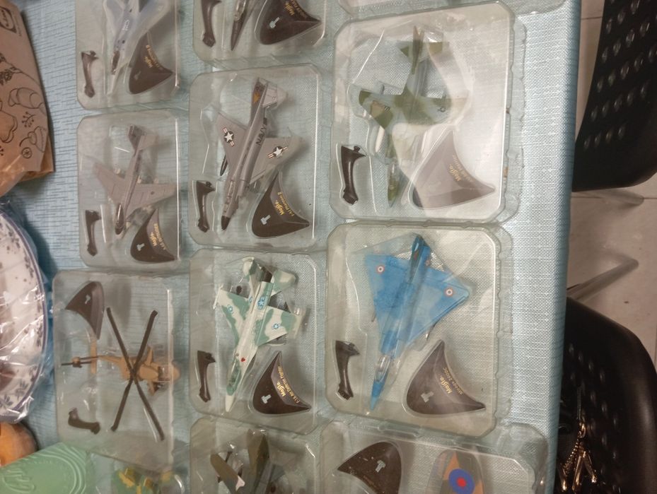 Miniaturas maisto aviões 2°guerra mundial