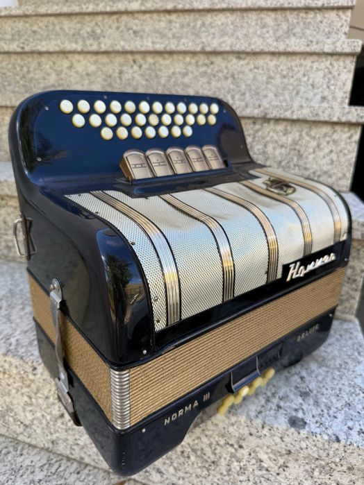 Concertina Hohner Norma III, 3 Voz. M . 3 . B