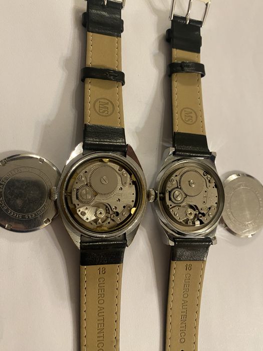 Dois Relogios mecânicos, CADAUX Super de luxe, calendar, PHILIPS DE LUXE