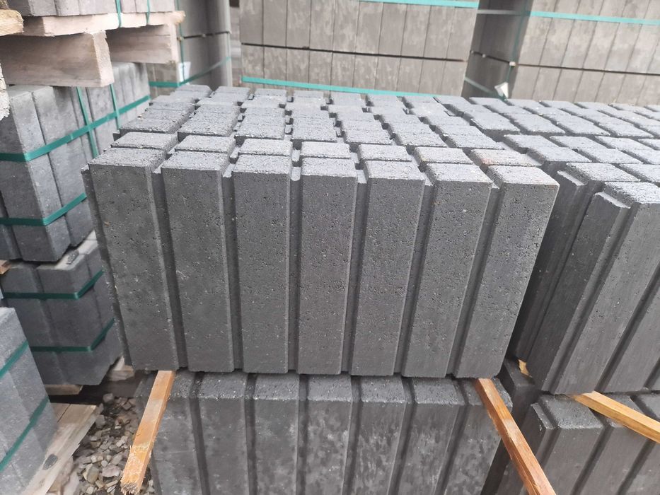 Obrzeże Palisadowe Palinea Grafit Promocja Krawężnik II gatunek