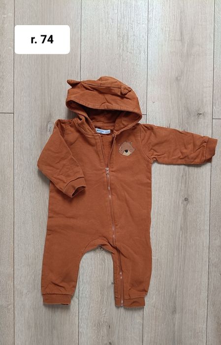 Paka ubrań chłopięcych r. 74, ZESTAW body, spodnie, bluzy.