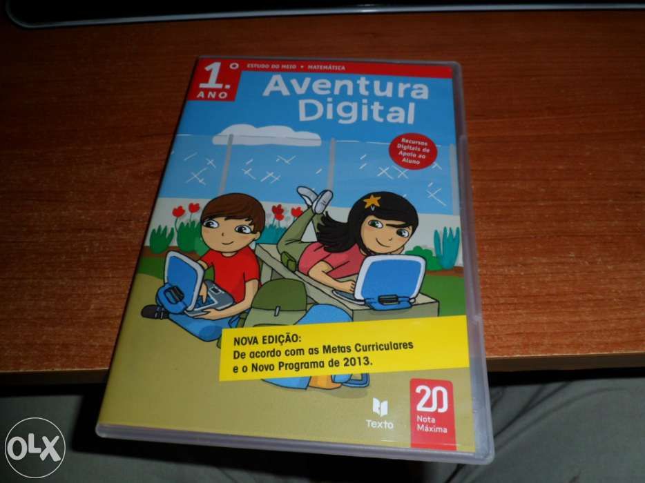 Exercícios escolares 1º Ano Estudo Meio e Matemática cd-rom