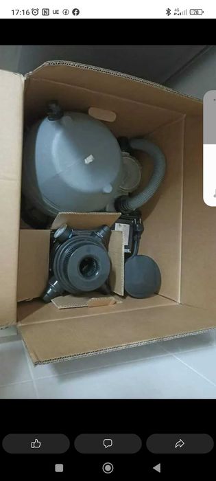 Acessórios piscina - Bomba, tubagem, cobertura de inverno