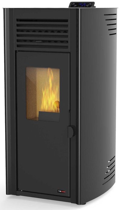 Salamandra a Pellets 10 kw preta otimo estado