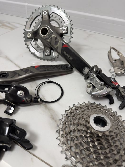 Grupa napęd Sram Truvativ XX Carbon 2x10  Oryginał Wzorowy stan