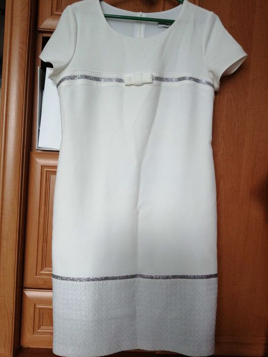 Sukienka elegancka imprezowa koktajlowa na wesele komunie itp L/40