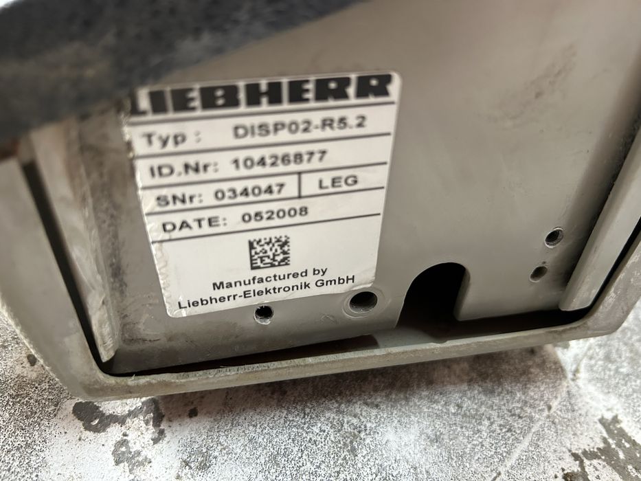 Monitor panel sterowania do koparki liebherr