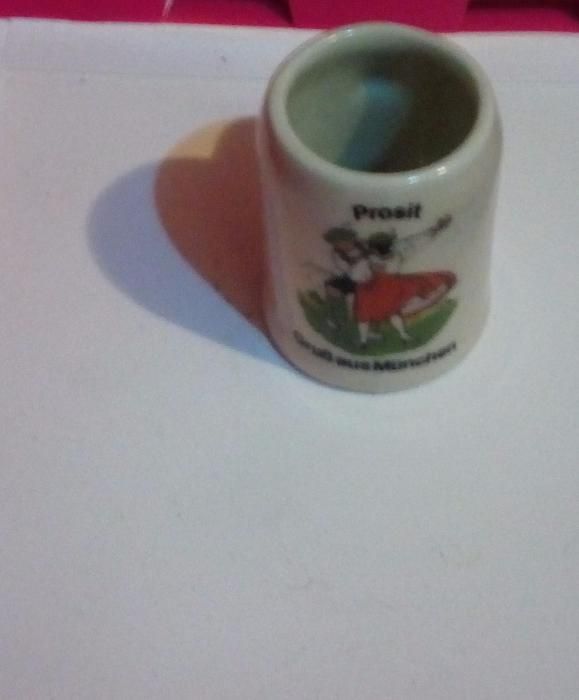 Caneca em cerâmica de Gruss aus München Alemanha