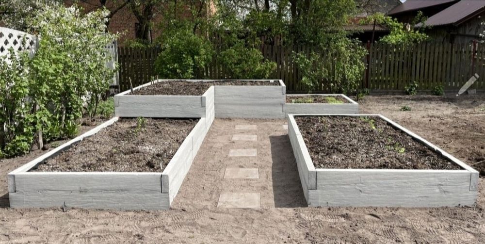 Warzywniak  z desek betonowych