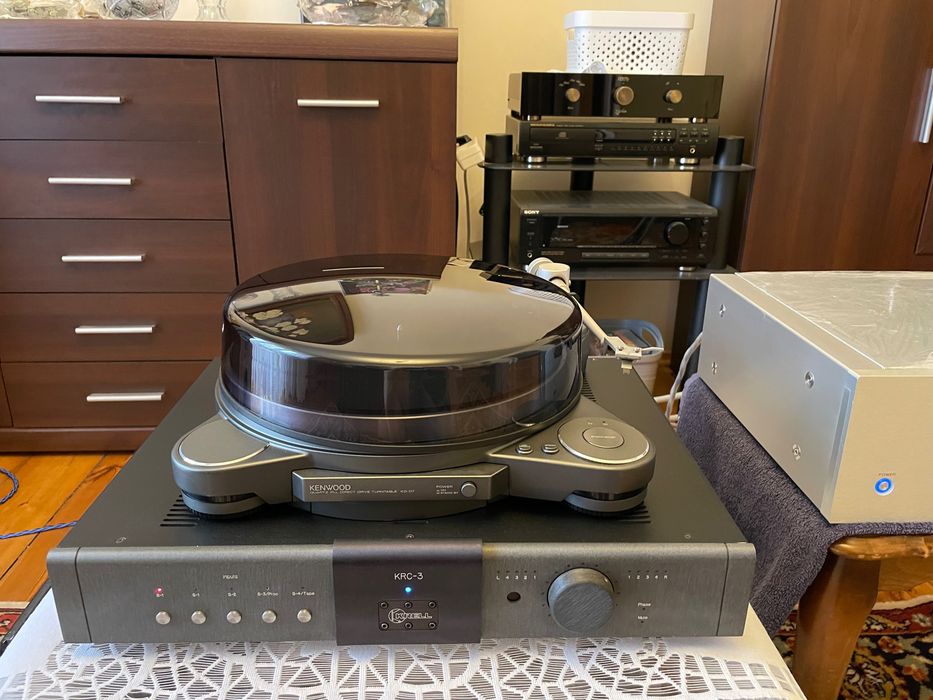 KENWOOD KD-07 + Ortofon VMS20E / Gramofon Rarytas TOP  '' Vintage ''