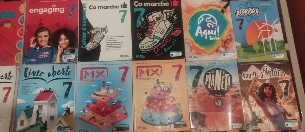 Livros escolares 5º 7º, 8º e 9º ano – bom estado