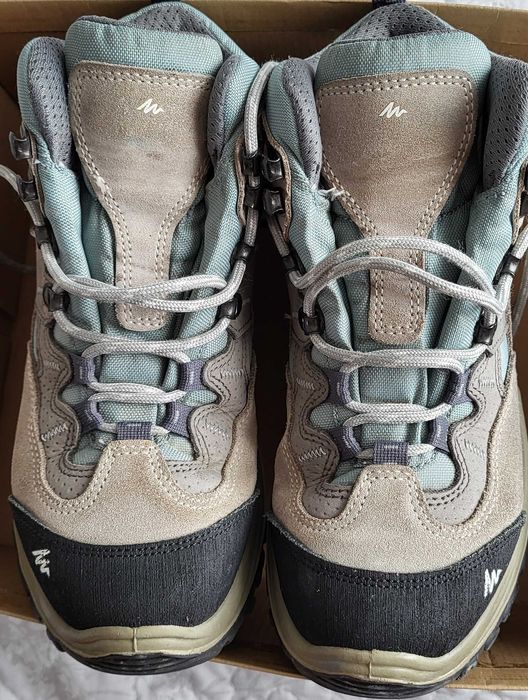 Buty damskie Quechua rozm. 38, super stan, skóra, membrana NOVADRY